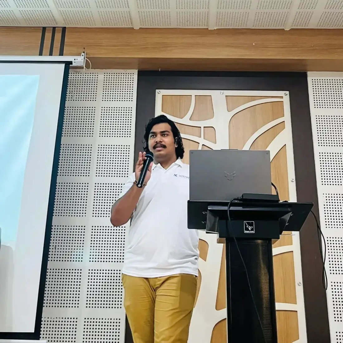 Speaking at a workshop